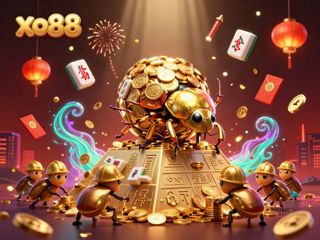 Experience the thrilling world of gambling at xo88 with striking 3D visuals and vibrant dynamic elements.
